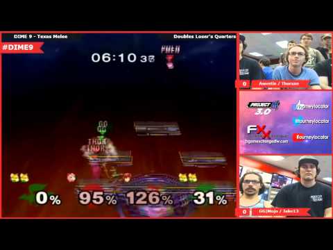 DIME 9 - GG Mojo and Jake13 vs Awestin and Thoraxe - Doubles Losers Quarterfinals