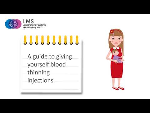 A guide to giving yourself blood thinning injections