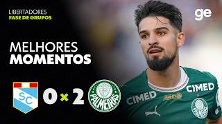 SPORTING CRISTAL 0 X 2 PALMEIRAS | MELHORES MOMENTOS | CONMEBOL LIBERTADORES 2026 | ge.globo