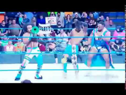New Smackdown Live 28-nov-2017 Newday VS Shelton Benjamin and Chad Gable