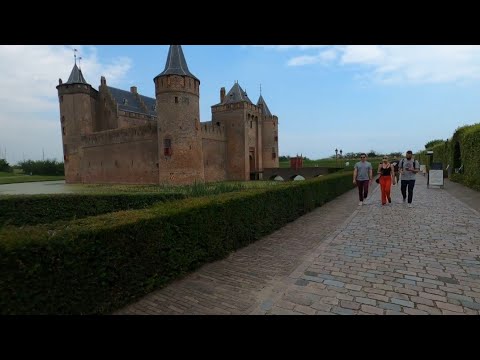 Walking In Muiderslot in Muiden Castle The Netherlands| 4K60Walker
