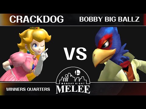 MNM 382 - Winners Quarters - CRACKDOG (Peach) VS bobby big ballz (Falco) - SSBM Melee