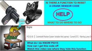 Meaning of OBD p0315