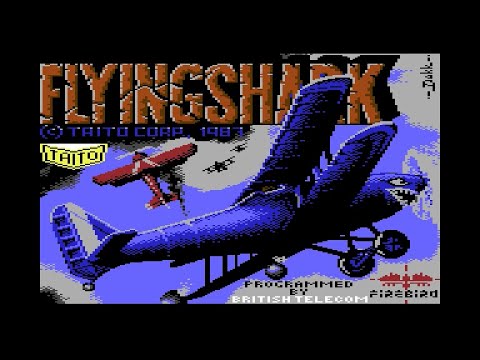 Commodore 64 Longplay [164] Flying Shark (EU)