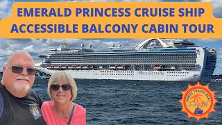 Emerald Princess Accessible Stateroom Tour Cabin C301