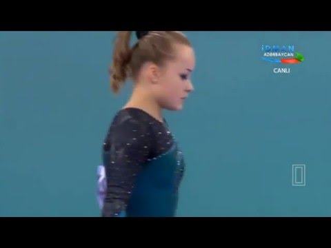 Yulia Inshina - Beam - 2016 Baku World Challenge Qual