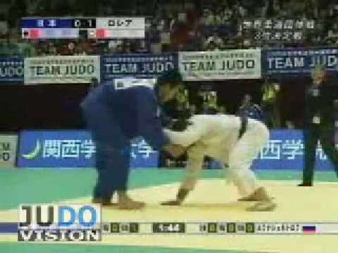 JUDO 2008 World Team Championships: Takamasa Anai 穴井 隆将 (JPN) - Aslan Unashkhotlov (RUS)