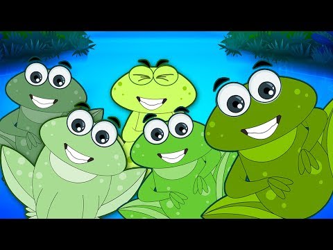 Cantece pentru Copii | Cinci Broscute | Five Little Speckled Frogs | Nursery Rhymes For Childrens