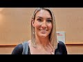MIKAELA MAYER BOXER VS BRAWLER PREDICTION FOR CRAWFORD VS PORTER; REACTS TO BUSINESS LIKE WEIGH IN