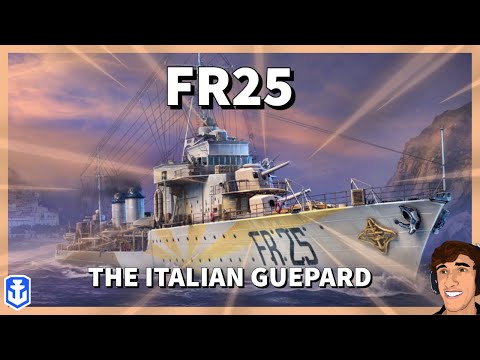FR25, A Unique Addition to Tier 6 in World of Warships Legends 4K
