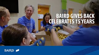 Baird Gives Back Celebrates 15 Years