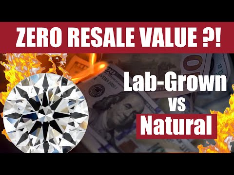 Lab Grown Diamonds vs Natural: RESALE VALUE -Is there really Zero Resale Value. Watch to find out!
