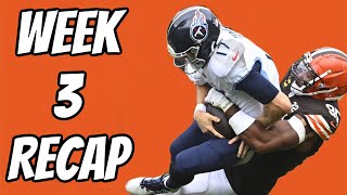 Cleveland Browns Vs Tennessee Titans Week 3 Recap