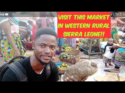 A typical morning routine at a busy market in western rural Sierra Leone. #sierraleone #africa
