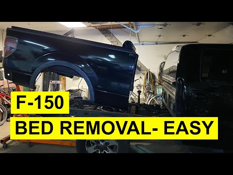 Ford F-150, F150, 6.5 ft. Bed Removal on SuperCrew Cab - Easy Step-By-Step, Read Description First
