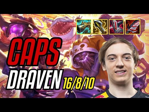 CAPS - DRAVEN vs LISSANDRA MID - EUW GRANDMASTER - PATCH 11.8