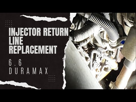 How to Fix: Duramax Injector Return Line Replacement (Links to parts in description ⬇️)