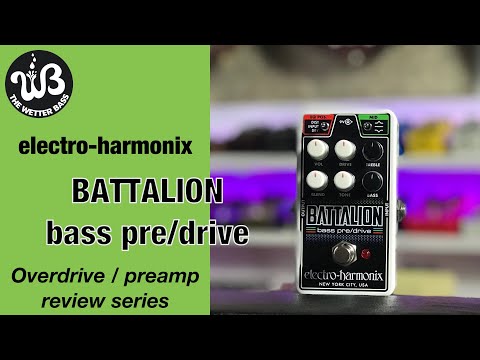 Electro-Harmonix Nano Battalion Bass Preamp and Overdrive 2018 - Present - Black image 5