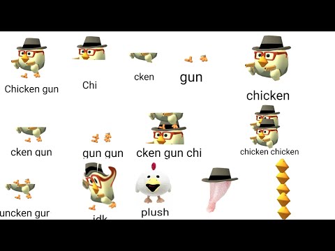 the various types of chicken gun (STOP WATCHING TS PLEASE 💔🥀)
