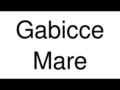 How to Pronounce Gabicce Mare (Italy)