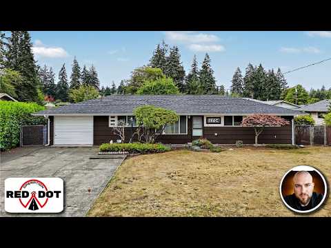 Spacious 3-Bedroom Rambler Near JBLM | Fully Fenced Yard & Bonus Living Room property video