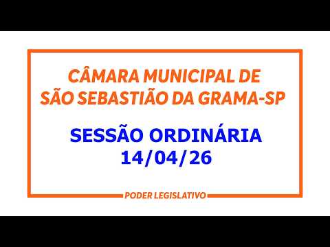 SESSÃO ORDINÁRIA 14/04/26