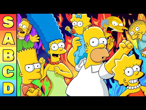 Every Simpsons Character: Worst to Best (TIER LIST!)