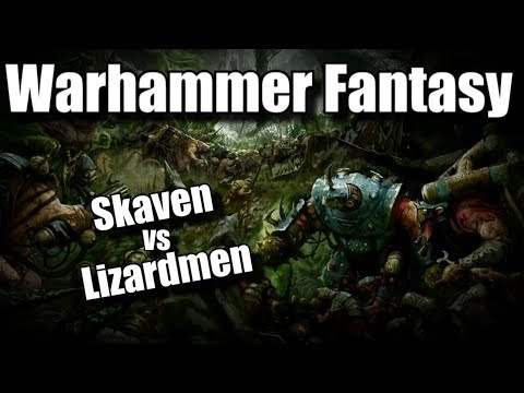 The Dreaded Thirteenth! Skaven vs Lizardmen Warhammer Fantasy Battle Report Ep 10
