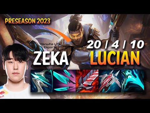 HLE Zeka LUCIAN vs VARUS ADC - KR Ranked