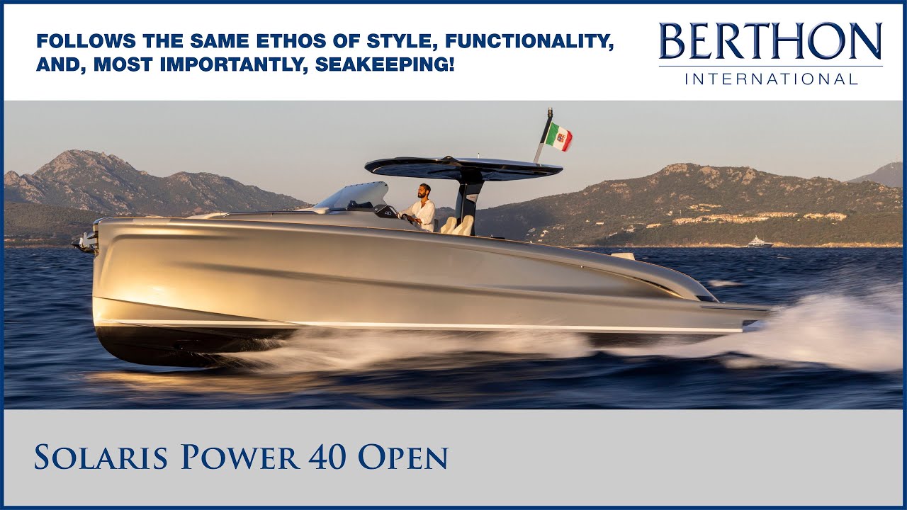 Solaris Power 40 Open, with Robert Steadman - Yacht for Sale - Berthon International Yacht Brokers