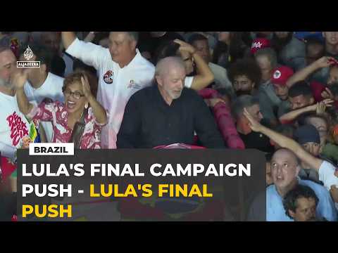 Brazil election: Lula rallies swing voters in final campaign push
