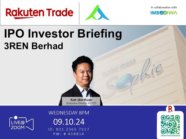 Rakuten Trade Ideas 🎯 Webinar - 3REN Berhad