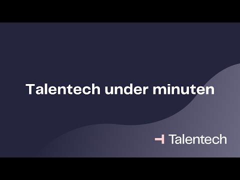Talent Management by Talentech-video
