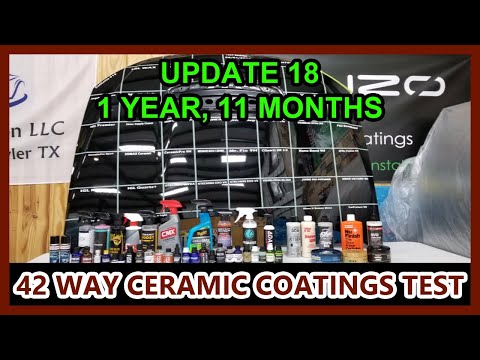 Ceramic Coating Wax Sealant Longevity Test - 42 WAY - UPDATE 18 -  1 YEAR 11 MONTH UPDATE ONE MORE!