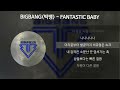 BIGBANG 빅뱅 FANTASTIC BABY 가사 Lyrics