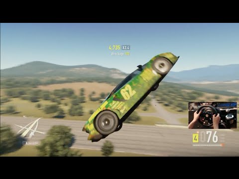 Forza Horizon 2 LP Ep31 BIGGEST JUMP? w/Thrustmaster Wheel Cam | SLAPTrain
