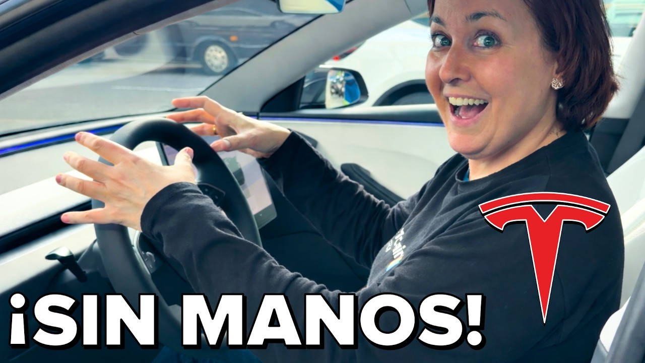 Me subí a un TESLA que CONDUCE SOLO 😱 (prueba Tesla FSD)