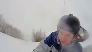 GoPro: падение на сноуборде Губаха