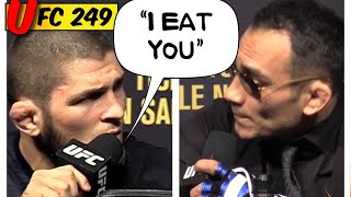 Khabib Nurmagomedov Tells Tony Ferguson “I Can Eat You in Street Fight”