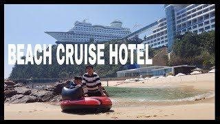 preview picture of video 'SWIMMING ALONE//INFINITY POOL  & BEACH // SUN CRUISE HOTEL & RESORT♡ 썬크루즈♡VLOG KOREA'