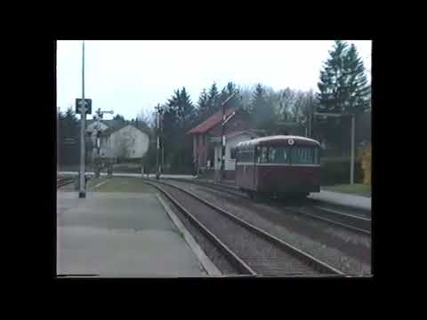 Nebenbahnromantik zwischen Spessart und Odenwald 1993