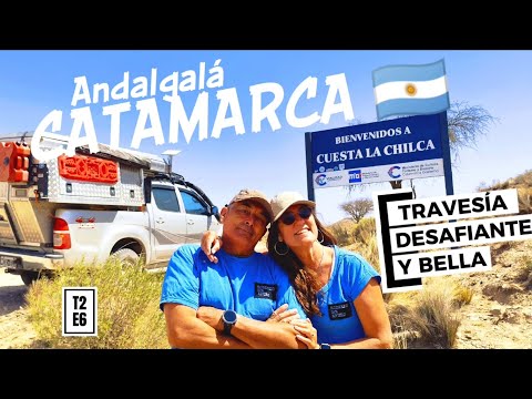 CUESTA LA CHILCA, CURVAS DESAFIANTES y BELLAS en ANDALGALÁ,  CATAMARCA 🇦🇷 MONUMENTO NATURAL.