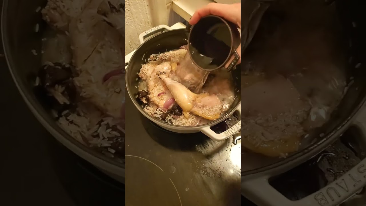 Faisan aux pruneaux en marmite norvégienne