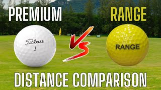 Premium vs. Range Ball Distance Comparison: How Much Shorter?