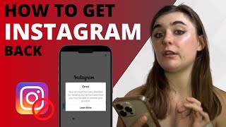 How to get Instagram back if hacked/disabled/deleted