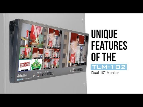 【Official】Unique Features of the TLM-102 Dual 10" Monitor|Datavideo