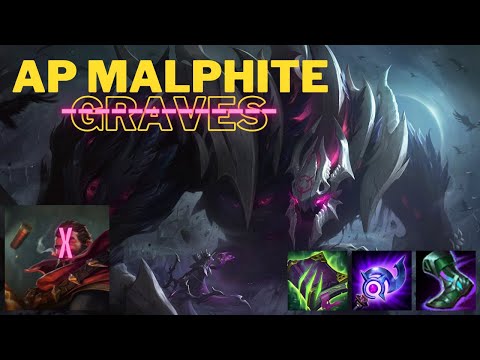 AP Malphite VS Graves Season 12, bulletproof rock!!!