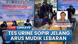 Jelang Mudik Lebaran 2026, Sopir Angkutan di Terminal Kambang Putih Lakukan Tes Urine Mendadak