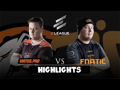 ELEAGUE SEASON 1 / VIRTUS PRO VS FNATIC / HIGHLIGHTS