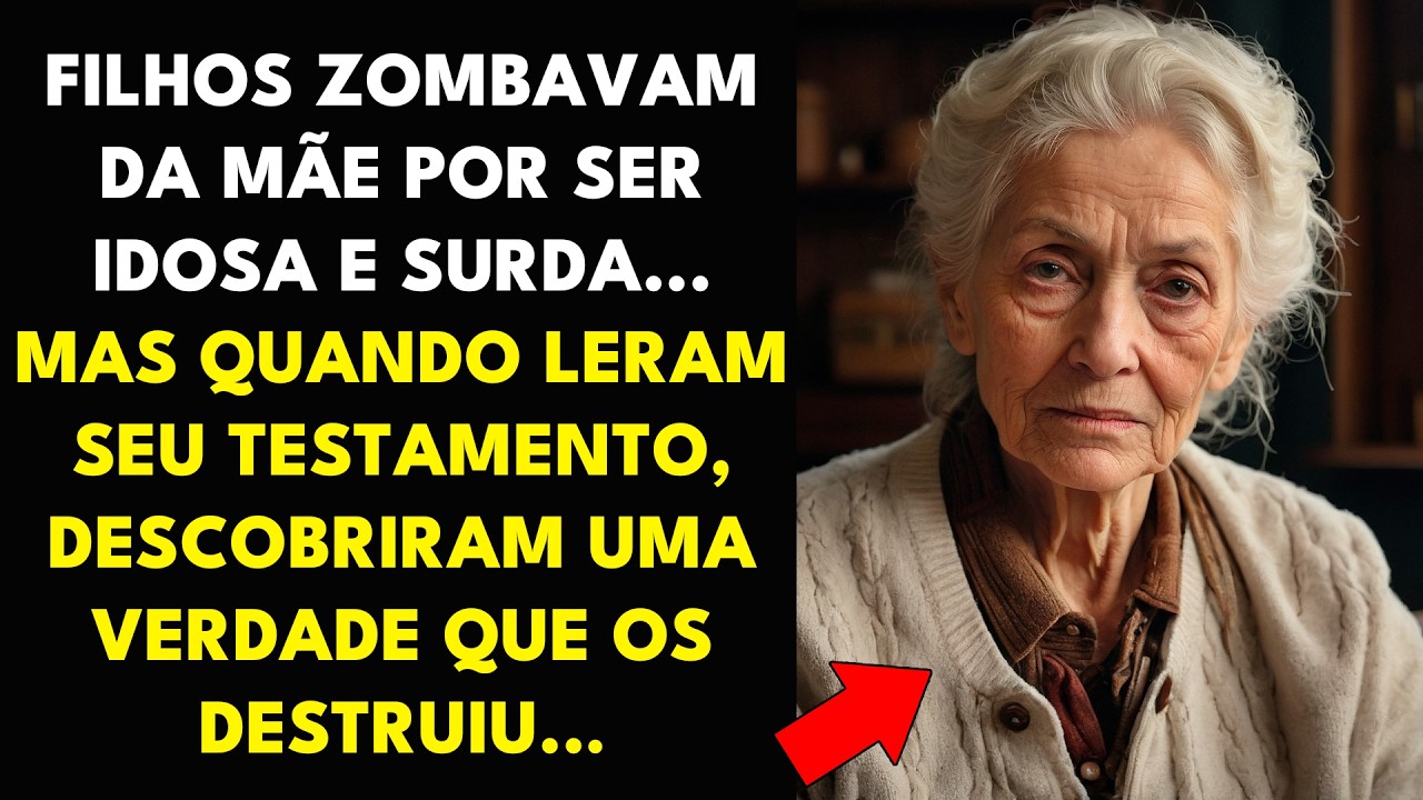 FILHOS ZOMBAVAM DA MÃE POR SER IDOSA E SURDA... MAS QUANDO LERAM SEU TESTAMENTO, DESCOBRIRAM QUE...